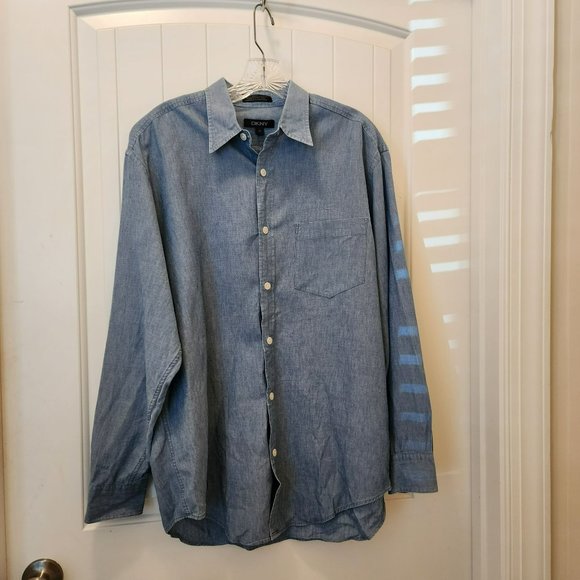 Ladies DKNY Button Shirt Size Medium - Picture 11 of 11